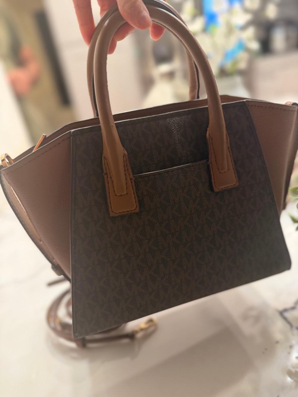 Michael Kors Brown and Tan Satchel - Picture 11 of 16